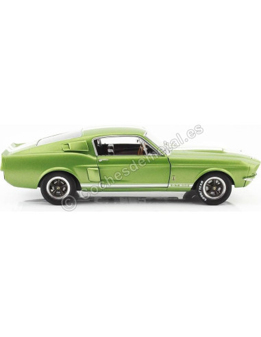 Coche Miniatura Coleccionable Solido 1:18 Shelby Mustang GT500 Verde Lima