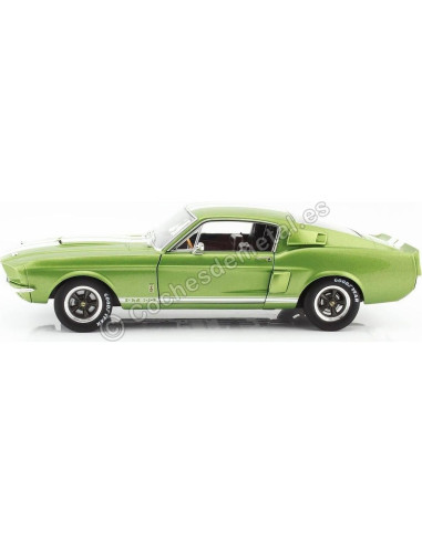 Coche Miniatura Coleccionable Solido 1:18 Shelby Mustang GT500 Verde Lima