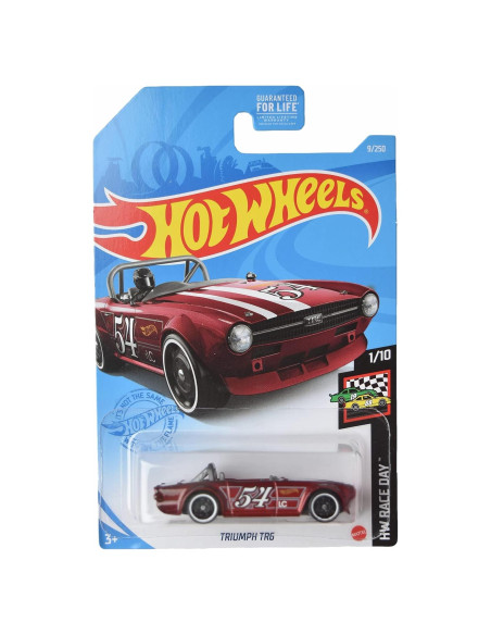 Coche Hot Wheels a Escala 1:64 Triumph TR6 Rojo