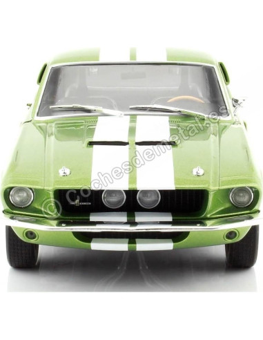 Coche Miniatura Coleccionable Solido 1:18 Shelby Mustang GT500 Verde Lima