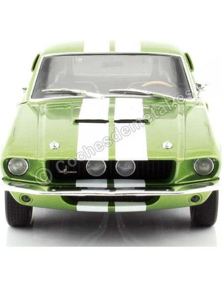 Coche Miniatura Coleccionable Solido 1:18 Shelby Mustang GT500 Verde Lima
