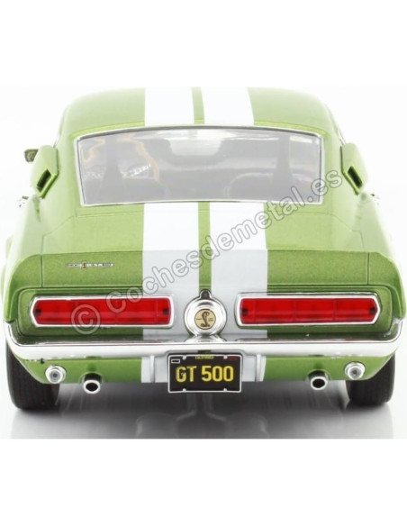 Coche Miniatura Coleccionable Solido 1:18 Shelby Mustang GT500 Verde Lima