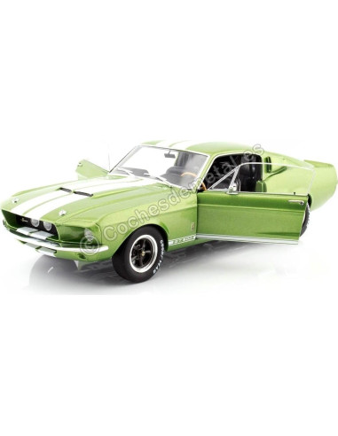 Coche Miniatura Coleccionable Solido 1:18 Shelby Mustang GT500 Verde Lima
