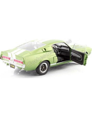 Coche Miniatura Coleccionable Solido 1:18 Shelby Mustang GT500 Verde Lima