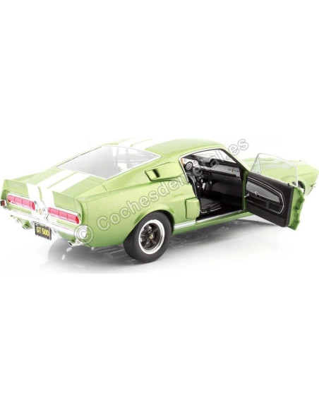 Coche Miniatura Coleccionable Solido 1:18 Shelby Mustang GT500 Verde Lima