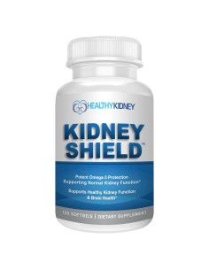 Suplemento Omega 3 Kidney Shield - 120 Cápsulas para Riñones