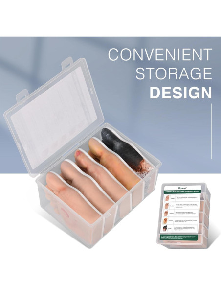 Modelo de Cuidado del Pie Diabético 5 Pcs Ultrassist - Simulador Grado 1-5