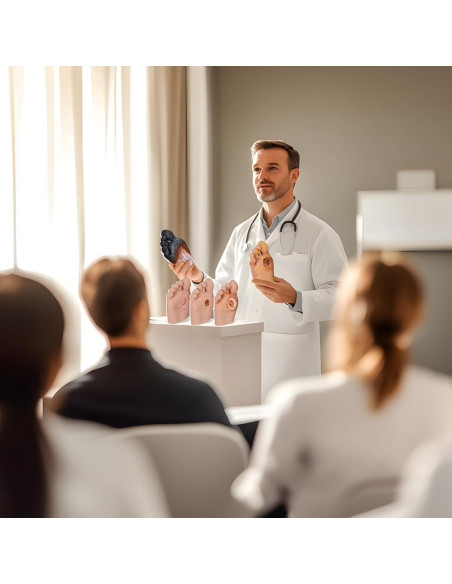 Modelo de Cuidado del Pie Diabético 5 Pcs Ultrassist - Simulador Grado 1-5