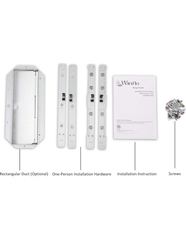 Campana Extractora Winflo 76.2 cm Montaje Bajo Negra 3 Velocidades