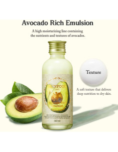Emulsión Facial Hidratante SKINFOOD 160ml con Aguacate 2