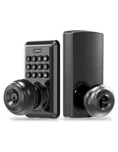 Cerradura de Puerta Sin Llave ApeStellar DK01MB Teclado Negro Mate