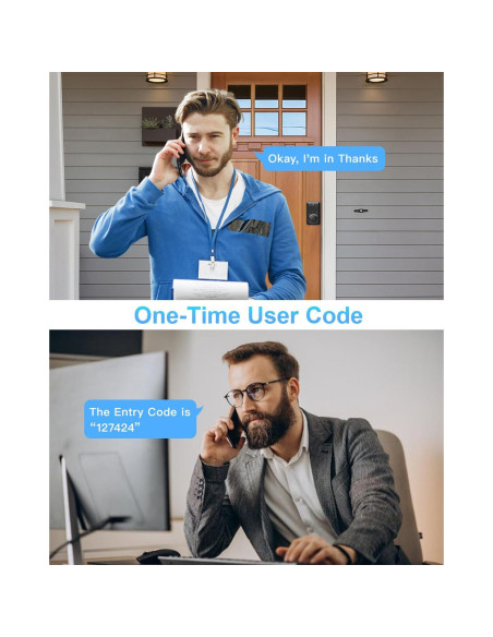 Cerradura de Puerta Sin Llave ApeStellar DK01MB Teclado Negro Mate