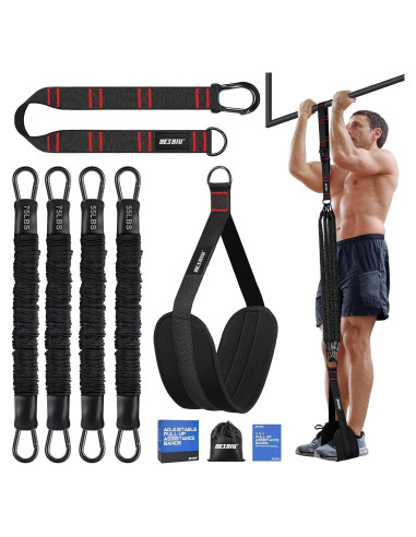 Bandas de Asistencia para Pull Up BesBiu 118kg Ajustables