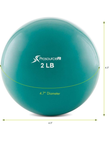 Pelotas de Tonificación ProsourceFit 0.91kg para Pilates y Yoga