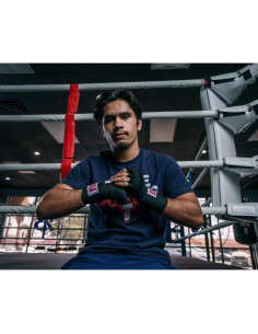 Envolturas de mano Title Boxing 457.2 cm algodón negro 2