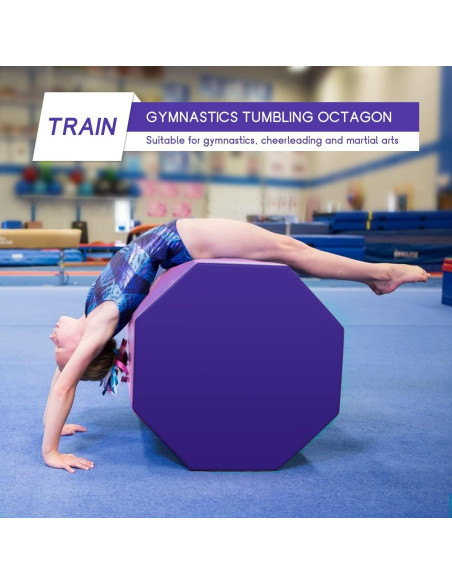 Colchoneta Octagonal Rosa Capacmkseh para Gimnasia y Yoga
