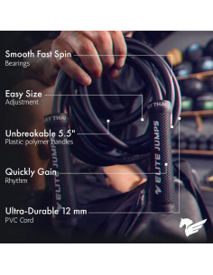 Cuerda de Salto con Peso Elite Jumps 3.0 Ajustable 3.05m 2