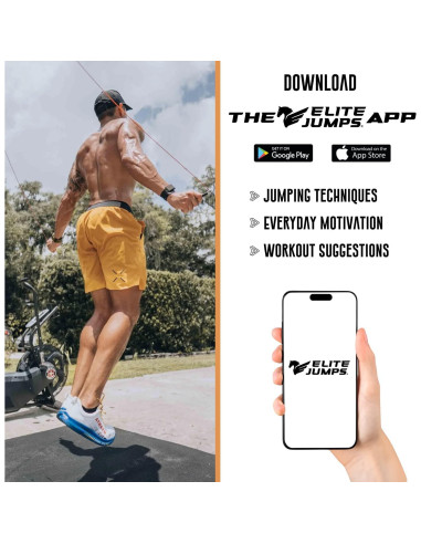 Cuerda de Salto con Peso Elite Jumps 3.0 Ajustable 3.05m