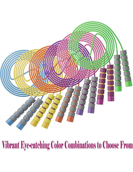 Cuerda de Saltar Ajustable Homello para Niños - Azul-Verde