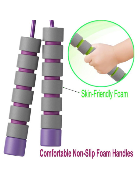 Cuerda de Saltar Ajustable Homello para Niños - Azul-Verde