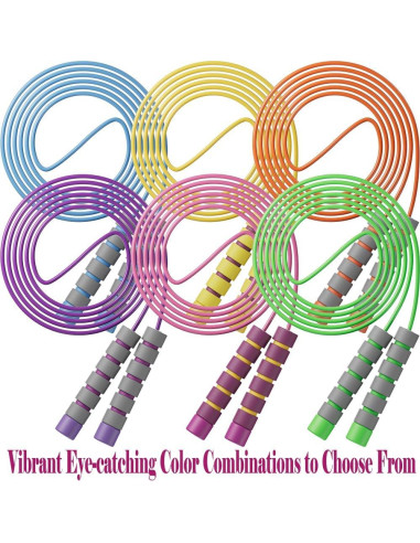 Cuerda de Saltar Ajustable Homello para Niños - Azul-Verde