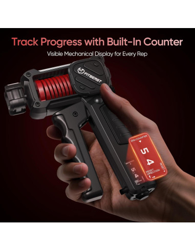 Entrenador de Fuerza de Agarre FitBeast Ajustable 4.54-59 kg