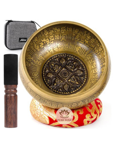 Tazón Cantor de Meditación AKLOT 12.7 cm Hecho a Mano