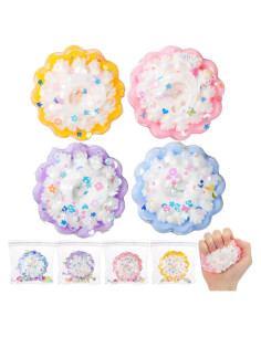 Set de Juguetes Antiestrés Taba Pickmesh 4 Piezas Pastel