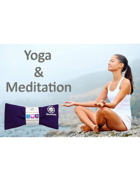 Cojines para los ojos de lavanda Happy Wraps - Set de 4