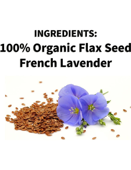 Cojines para los ojos de lavanda Happy Wraps - Set de 4