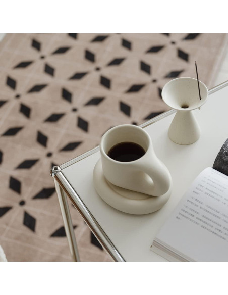 Soporte de Incienso WENSHUO Cerámica Crme Mate 11cm