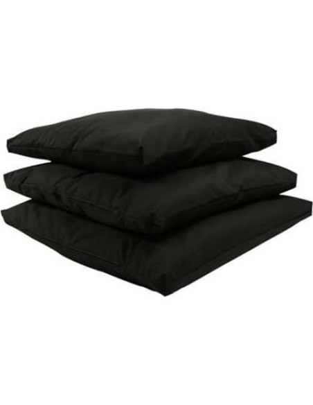Mat de Meditación Jumbo ZafuStore 91x76 cm Kapok Negro