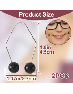 Creador de Hoyuelos Facial SmallCat 2PCS Negro - Ejercitador de Mejillas 2