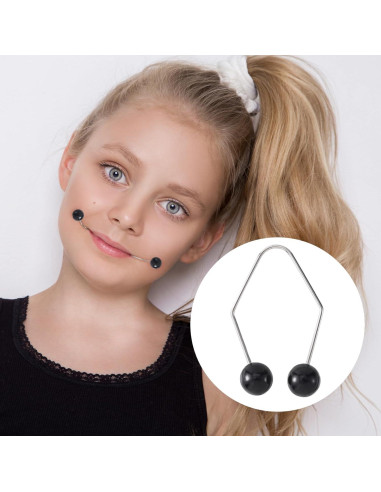 Creador de Hoyuelos Facial SmallCat 2PCS Negro - Ejercitador de Mejillas