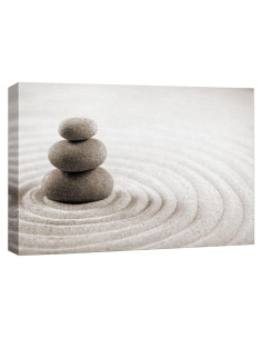 Lienzo wall26 Montón de Rocas en Jardín Zen 91x61 cm