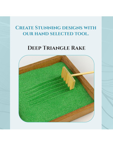 Kit Jardín Zen Japonés Mini Desktop Tranquilidad 14 cm