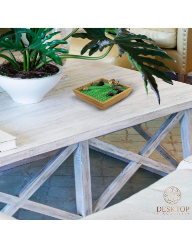 Kit Jardín Zen Japonés Mini Desktop Tranquilidad 14 cm