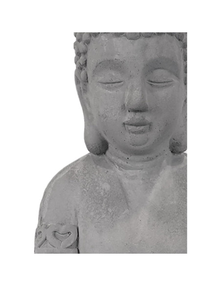 Conjunto de 2 Estatuas de Buda Kante 32.5 cm Concreto Ecológico