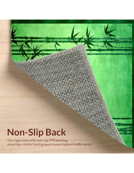 Alfombra de Área ODIKA 0.91x1.52m Antideslizante Lavable