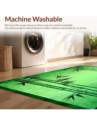 Alfombra de Área ODIKA 0.91x1.52m Antideslizante Lavable