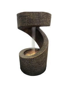 Fuente de Agua Zen Hi-Line Gift 79554-F con Luz LED