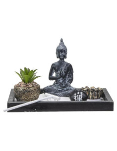 Juego de Jardín Zen Pacific Giftware con Estatua de Buda y Suculenta