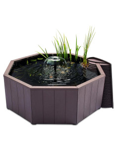 Kit Completo Piscina Natural Sin Excavar Aquagarden 190L