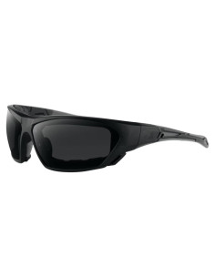 Gafas Convertibles Bobster 26-5216, Marco Negro Mate, Lente Ahumado