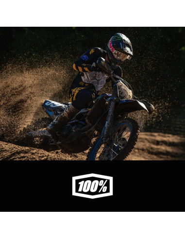 Gafas de Motocross 100% Accuri 2 Neón Naranja Lente Clara