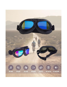 Gafas de Motocicleta CRG Sports T08 con Lente UV Multicolor 2