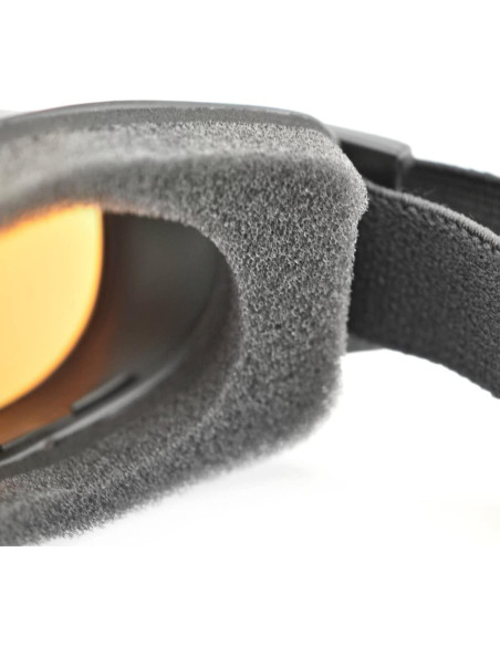 Gafas de Protección Bobster Piston, Marco Negro Mate, Lente Ámbar