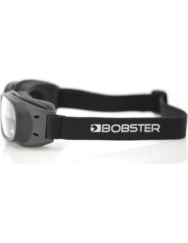 Gafas de Protección Bobster Piston, Marco Negro Mate, Lente Clara