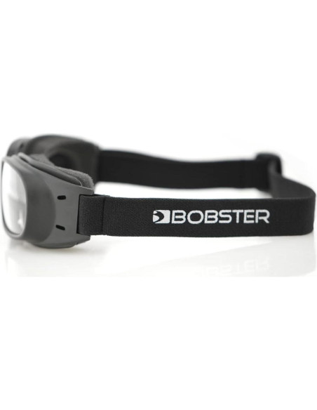 Gafas de Protección Bobster Piston, Marco Negro Mate, Lente Clara
