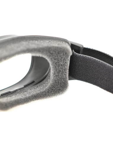 Gafas de Protección Bobster Piston, Marco Negro Mate, Lente Clara